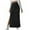 CL505 Black, variant on Women Skirts Solid Color High Waist Elastic Mid Slim Fit Side Split Summer Breathable Casual Outdoor Daily Wear Women's Skirts Size L Army Green