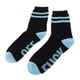 thumbnail image 5 of Calcetines de algodón con estampado de letras para mujer y hombre Azul, 5 of 9