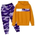 thumbnail image 3 of WOYY Tween Girls Camo Sweatsuit Hooded Sweatshirt Jogger Pants Outfits, Sizes 11-12, 3 of 3