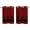 Red, variant on Brown Black Plaid Kitchen Curtains Short 54 Inch Length, Vintage Rustic Star Buffalo Check Grommet Top Bedroom Living Room Curtains, Light Filtering Cafe Curtain Drapes 2 Panels Set 84''x54''