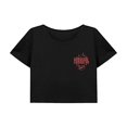 thumbnail image 1 of Camiseta corta suelta para mujer, trajes de verano, camiseta recortada de moda para viajes de vacaciones y trabajo SG, 1 of 7