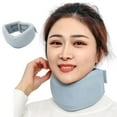 thumbnail image 2 of Pebbuoy Neck Brace Soft Breathable Pain Relief Posture Correction Anti-Snoring Support Cervical Collar Ergonomic Neck Protector Brace, 2 of 7