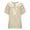 Gold, variant on Pntutb Womens Plus Size Women Shirts Short Sleeve Sequins Loose Polluer Solid V-Neck Blouse Tops Gold L
