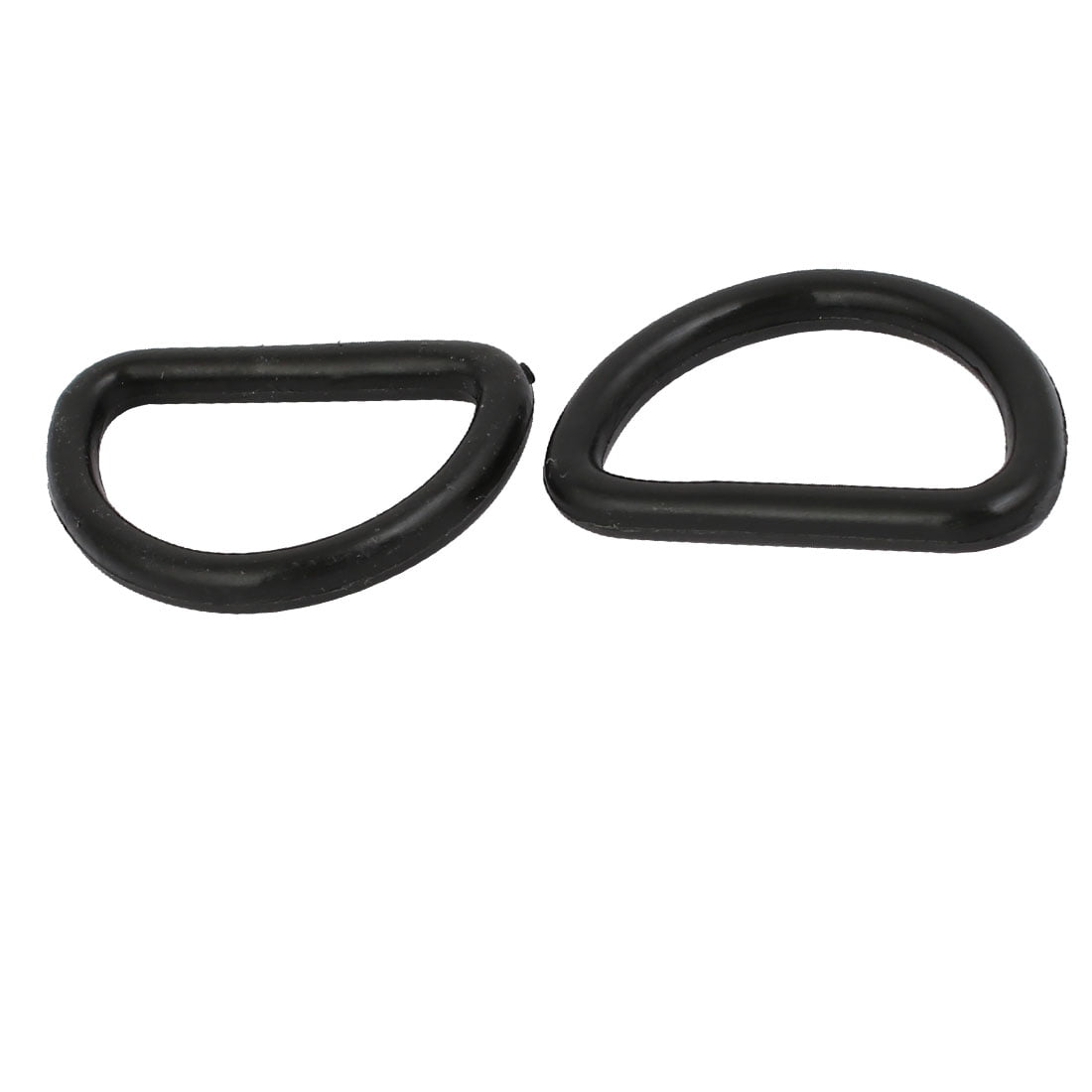 20mm Inner Width Plastic D Ring Belt Buckle Accessories Black 10pcs ...