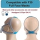 thumbnail image 2 of Headgear Strap for F30 CPAP Mask, Headgear Replacement for F30, Adjustable Home Ventilator Mask Headband jn, 2 of 5