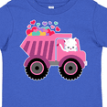 thumbnail image 4 of Inktastic Kitten Sending Some Love This Valentine's Day in Dump Truck Boys or Girls Toddler T-Shirt, 4 of 5