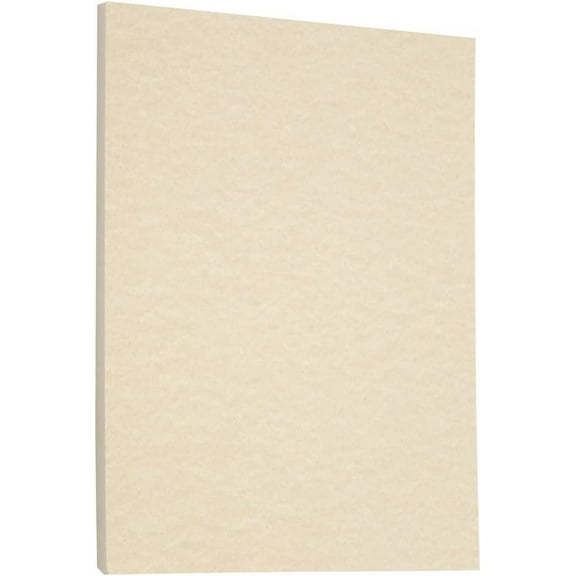 8.5" x 11" Cardstock | Letter Size | Cream Parchment | 65lb. Cover (120lb. Text) | 50 Qty