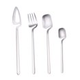 thumbnail image 5 of OUNONA Chic Stainless Steel Cutlery Set for Kitchen Use Silver Reusable Easy to Clean 1 Knife 1 Fork 2 Spoons, 5 of 8