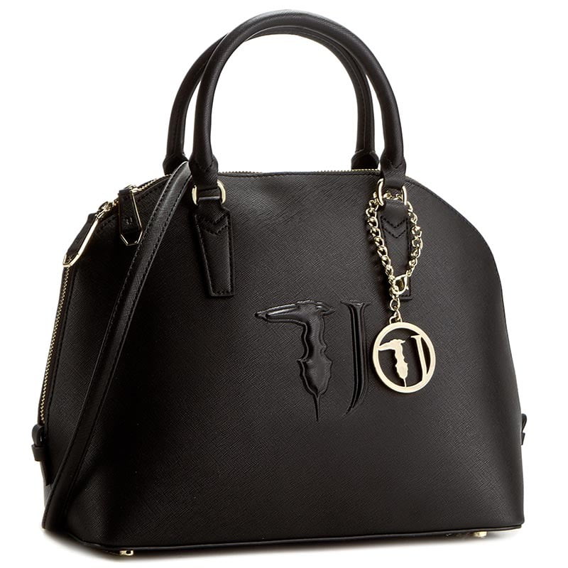 denim leather handbags