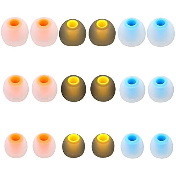 wonima02 Earbud Tips Earbuds Replacement Tips Ear Tips Earbuds Eartips Eargels 9 Pairs SML
