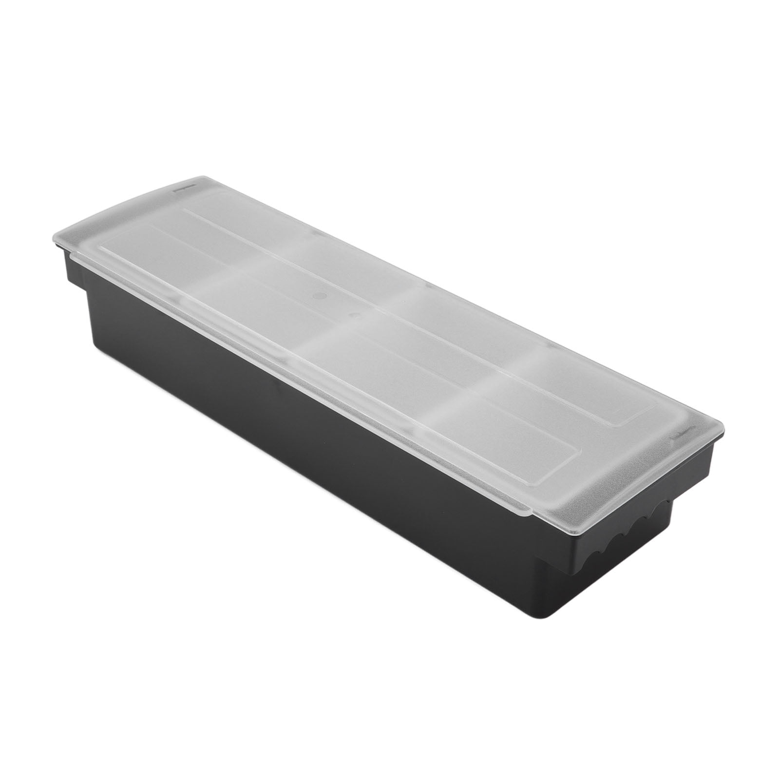 Condiment Caddy, Condiment Transparent Lid For Fruit 4 Compartments