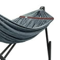 thumbnail image 4 of Tranquillo Double 2-Person Picnic Hammock with Stand and Carry Bag, Gray, 4 of 12
