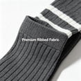 thumbnail image 3 of TELOLY Knee High Socks for Women,Lightweight Seasonal Baby Knee High Socks,1-3 Years Old Toddler Knee High Socks,Dark Gray,S, 3 of 6