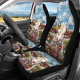 thumbnail image 3 of Pzuqiu Flower Bull Car Seat Covers Lightweight Car Seat Covers Full Set, Easy to Install, Suitable for Sedan Seats Van Seats, Fit for Truck Trucks, 3 of 10