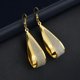 thumbnail image 5 of Sonducket 1 par de pendientes colgantes, accesorios de joyería con forma de gota de agua calados simples, suministro a juego de ropa clásica, gota de Ropa, zapatos y accesorios Miscelánea Oro Sonducket AP009640-01, 5 of 6