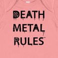 thumbnail image 4 of Inktastic Death Metal Rules White T-shirt Boys or Girls Baby Bodysuit, 4 of 5