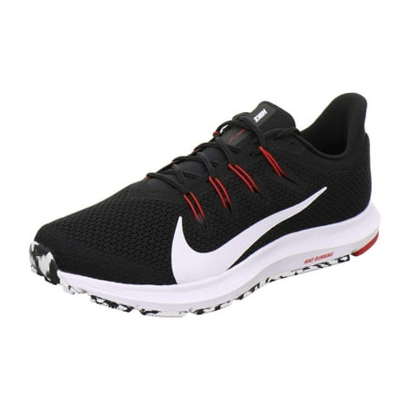 Nike Men's Trail Quest 2 Running Shoes Size 7.5 Black White Red CI3787-008