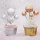 thumbnail image 3 of 40 PCS Cake Toppers Mini Gold Ball Cupcake Toppers Cake Decorations for Birthday Wedding Party Cake, 3 of 5