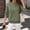 Army Green, variant on Women's Polo Shirts Quarter Zip Pullover Sweatshirt Long Sleeve Mock Neck Textured Half Zip Casual Fall Top Blue M