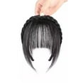 thumbnail image 1 of Natural Forehead Wig Bangs Fishbone Braid Headband With Sideburns Light, 1 of 8