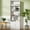 2-Door, variant on 71" Tall Bookshelf with 10 Cubes and 3 Doors, 4-Tier Bookshelf, Open Shelf Bookcase with Cabinet, Modern Cube Storage Organizer for Living Room, and Office, Black