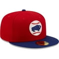 thumbnail image 3 of Men's New Era Red Buffalo Bisons Authentic Collection 59FIFTY Fitted Hat, 3 of 5