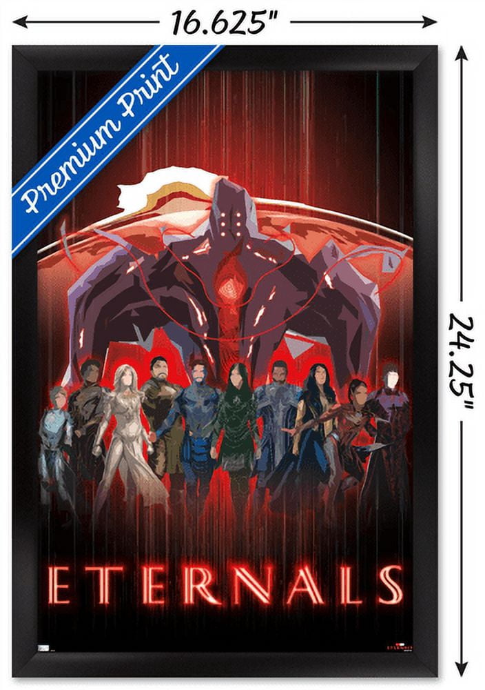 Marvel Eternals - Shadow Wall Poster, 14.725" x 22.375", Framed