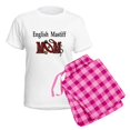 thumbnail image 5 of CafePress - English Mastiff Mom Women's Light Pajamas - Women's Short Sleeve Print T-Shirt and Pants Light Cotton Pajama Set, 5 of 7