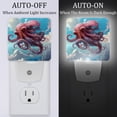 thumbnail image 2 of Octopus LED Square Night Lights - Stylish and Functional Nightlight for Better Sleep - Energy Saving Plug-in Wall Light with Auto Sensor, 2 of 6