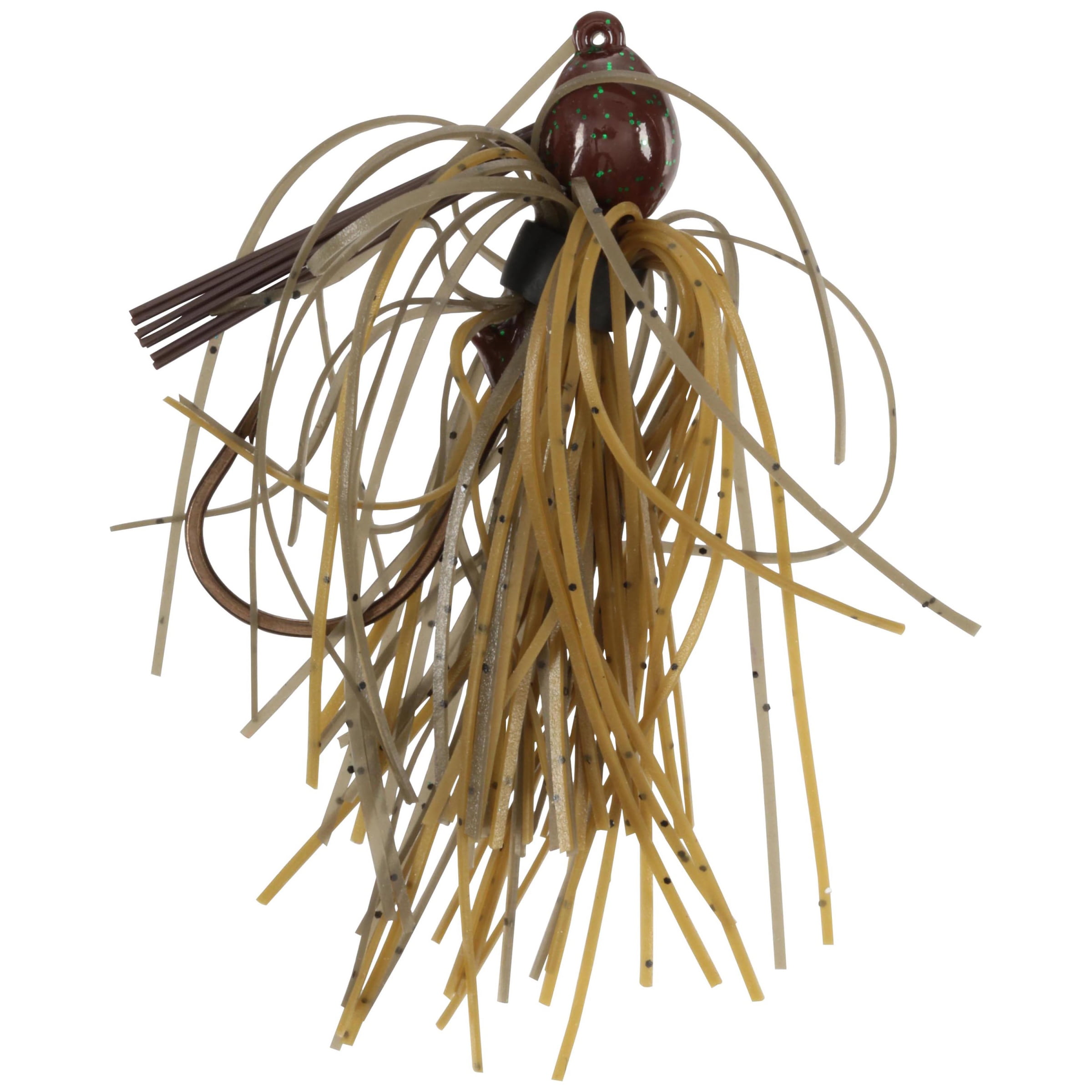 (3 pack) Strike King Bitsy Bug Mini Jig 1/8oz Green Crawfish Bass Jig