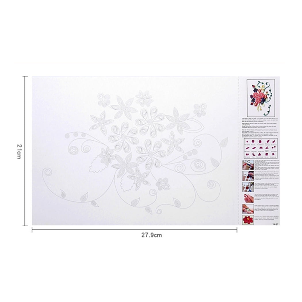 Buy Bangcool Paper Quilling Kit DIY Arts Craft Quilling Art Strip Craft Paper Quilling Strip