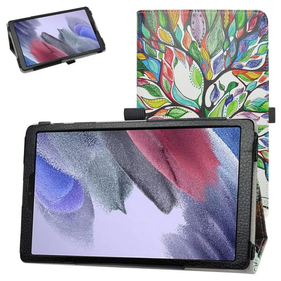 Labanema 8.7" Samsung Galaxy Tab A7 Lite (SM-T220 T225) Case, PU Leather Folio Stand Protective Case, Cover for 8.7" Samsung Galaxy Tab A7 Lite (SM-T220 T225) (Love Tree)