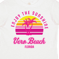 thumbnail image 4 of Inktastic Summer Enjoy the Sunshine Vero Beach Florida in Pink Boys or Girls Toddler T-Shirt, 4 of 5