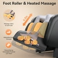 thumbnail image 4 of Upgo 4D Massage Chair Full Body, Zero Gravity Massage Chair with Heat and Foot Massage with Airbags, Kneading, Bluetooth, LCD Touch Control - Black, 4 of 8