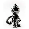 thumbnail image 3 of Black Robot Keychains Men Creative Spacemen Car Key Chain Ring for Office Backpack Purse Charm, 3 of 6