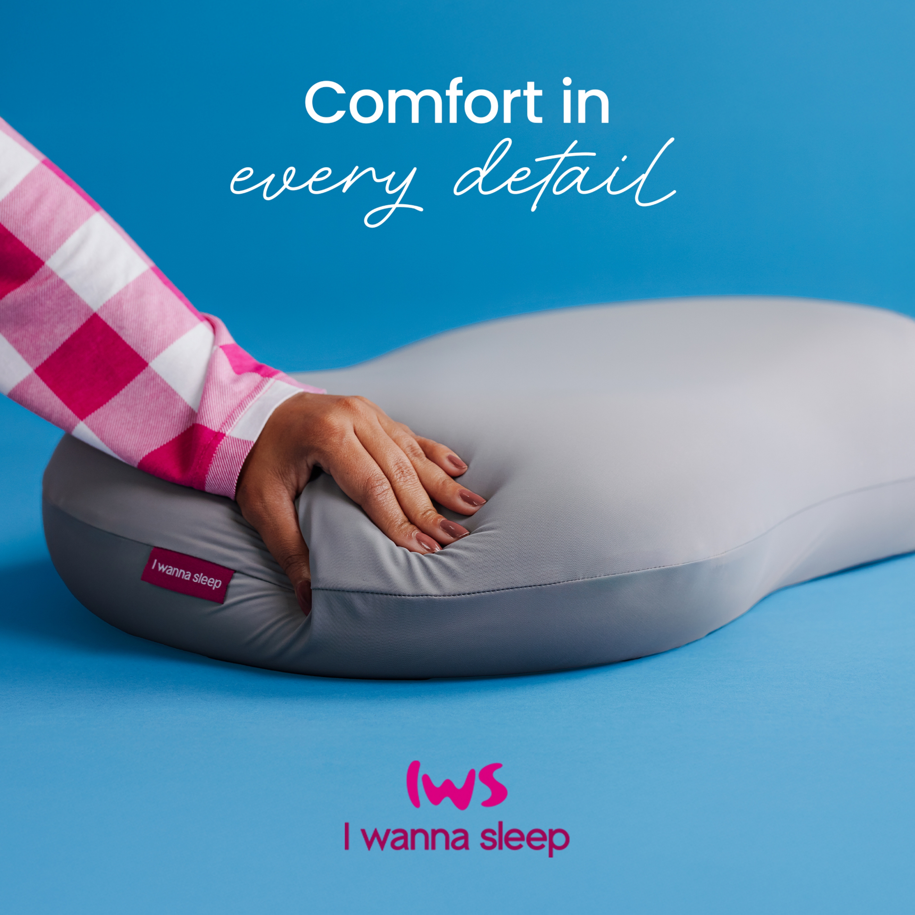Ergoblu Ergonomic Pillow – Dual Height Memory Foam with Cooling & Temperature-Regulating Cover – Soft Yet Supportive Neck and Head Comfort