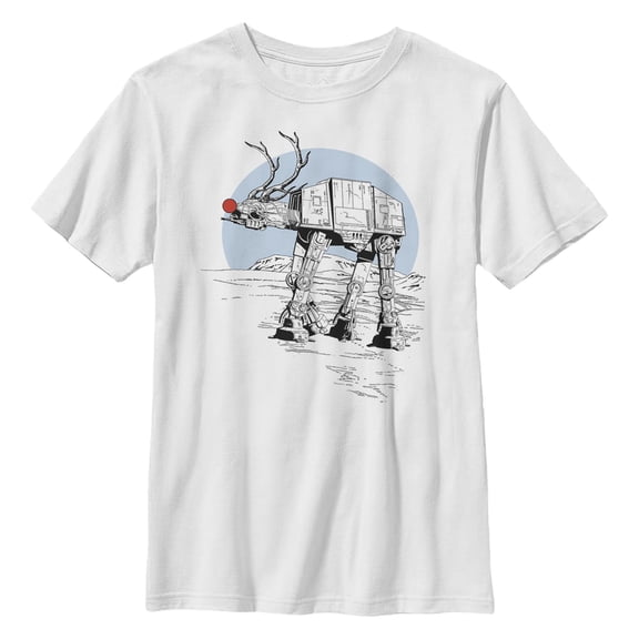 Boy's Star Wars: A New Hope Reindeer ATAT Graphic T-Shirt