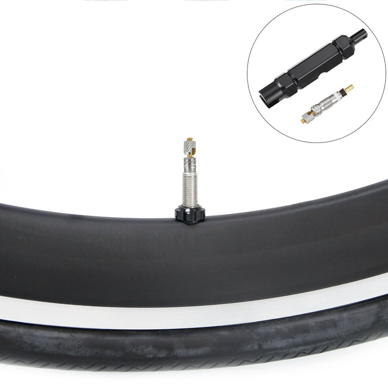 Bike Core Remover Tire Repair Kits Bike Core Tool Core Stem (Black