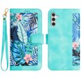 thumbnail image 1 of Compatible with Samsung Galaxy A34 5G Vintage Flower Wallet Case Magnetic Closure Cover with Card Slots, 1 of 5