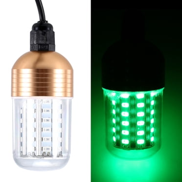 Lumière de Pêche Nocturne sous-Marine 12V-60V 30W 90 LED, Lampe LED Submersible, Appât, Lumière Attirant les Calmars, Lumière Détecteur de Poissons avec Cordon