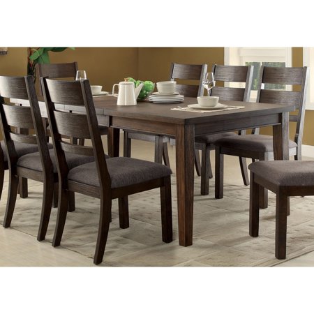 Furniture Of America Rayshin Rustic Espresso Expandable Dining