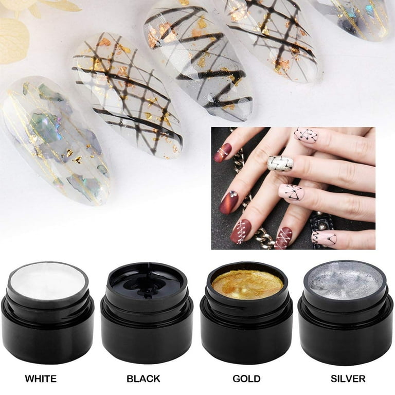6Colors Luminous Spider Gel For Nail Art Pull Drawing Line Glows In The  Dark UV Polish Glue Professional Manicure Varnish PP1840