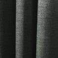 thumbnail image 3 of TWOPAGES 52 W X 84 L Inch Drapery French Pleat Polyester Light Filtering Textured Soft Curtain for Kitchen, 1 Panel, Grey, 3 of 5