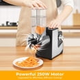 thumbnail image 4 of Rallador de queso eléctrico FITNATE 250W, 5 cuchillas, 4 of 8
