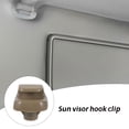 thumbnail image 3 of FOMIYES Soporte Clip Para De Sol Beige Resistente Y Elegante Para Autos, 3 of 8