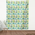 thumbnail image 4 of Ambesonne Tropical Fabric by the Yard Upholstery, Aloha Nature Birds Art, 1 Yard, Multicolor, 4 of 5