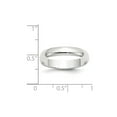 thumbnail image 3 of 14KW 4mm LTW Half Round Band Size 12 in 14k White Gold, 3 of 3