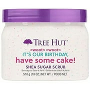 Tree Hut Exfoliating Shea Sugar Scrub Birthday Cake, 18 oz