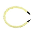 thumbnail image 4 of Unique Bargains 1 Pc Classic Elegant Pleated Headband for Women for Girls 6.10"x5.12" Yellow, 4 of 4