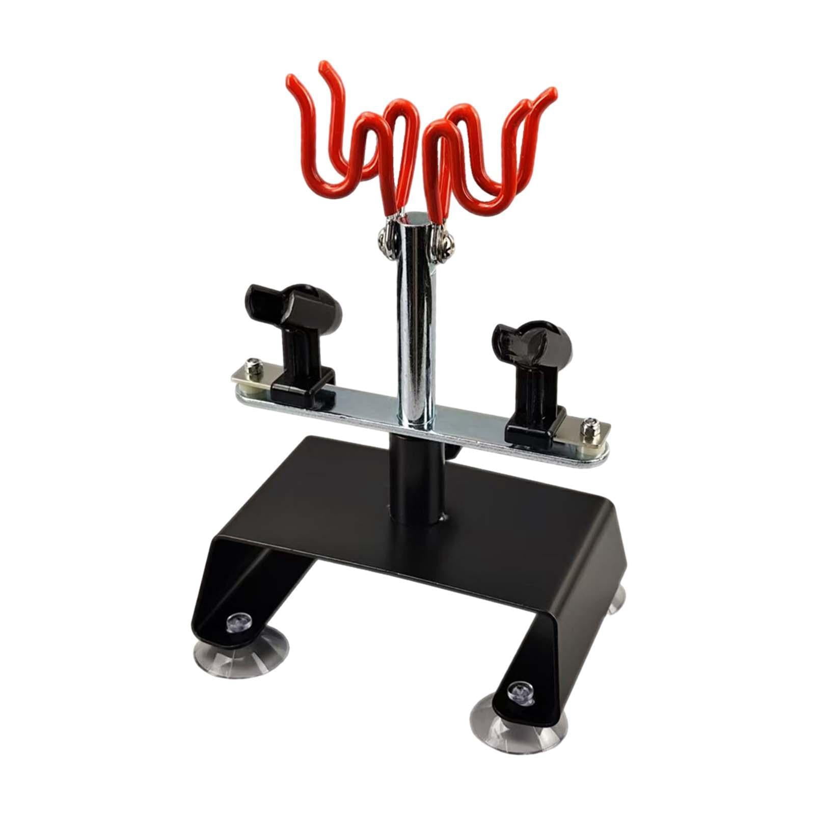 Airbrush Holder Stand Station with Suction Cups for Tabletop Model Spray Painting and Garage Workspace Organization
